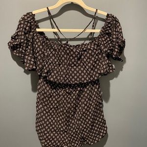 Lucca Couture Cold Shoulder Romper